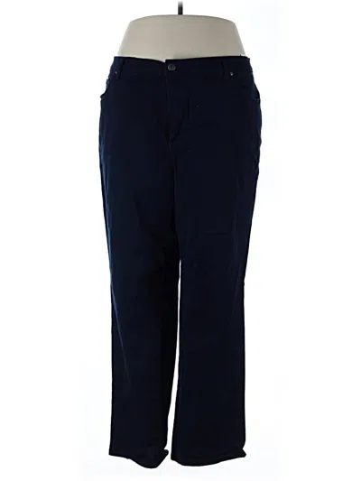 Pre-owned Gloria Vanderbilt Casual Pants In Blue