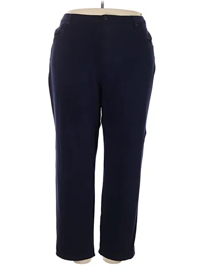 Pre-owned Gloria Vanderbilt Casual Pants In Blue