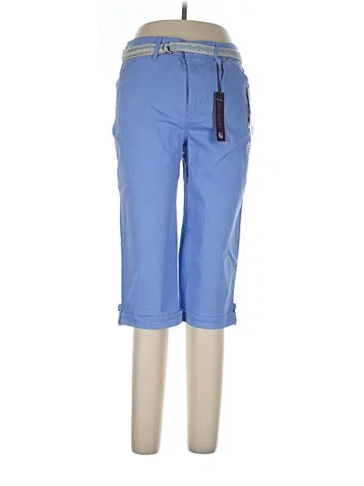 Pre-owned Gloria Vanderbilt Casual Pants In Blue