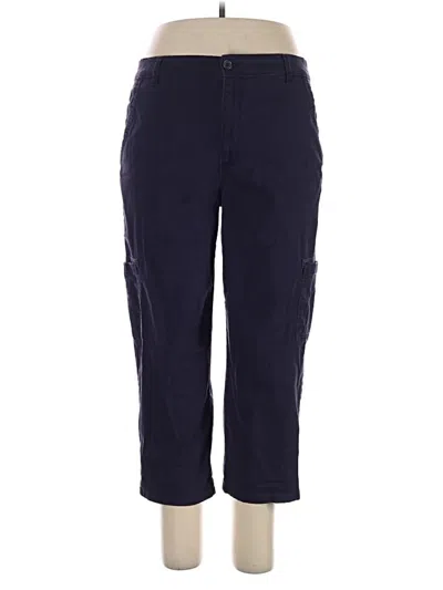 Pre-owned Gloria Vanderbilt Casual Pants In Blue
