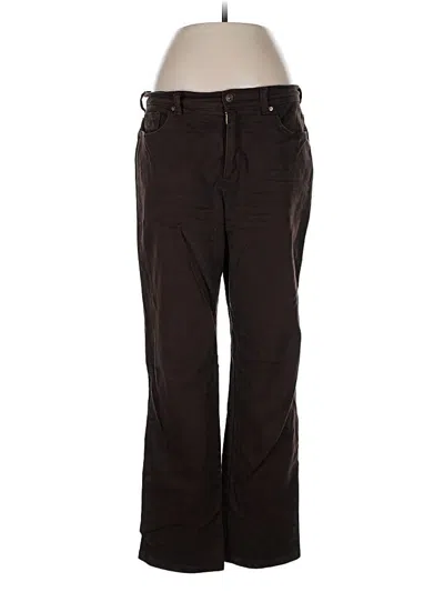 Pre-owned Gloria Vanderbilt Casual Pants In Brown