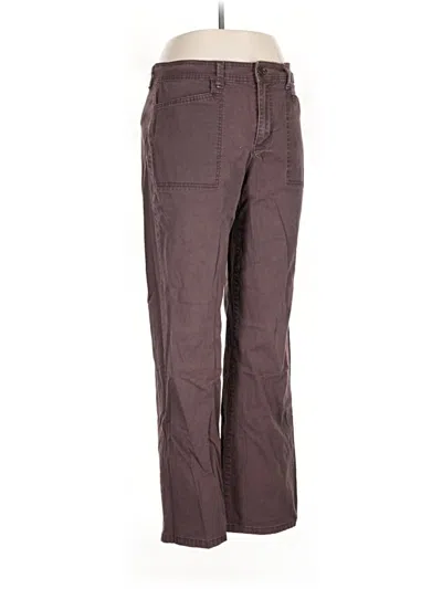 Pre-owned Gloria Vanderbilt Casual Pants In Brown