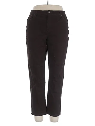 Pre-owned Gloria Vanderbilt Casual Pants In Brown