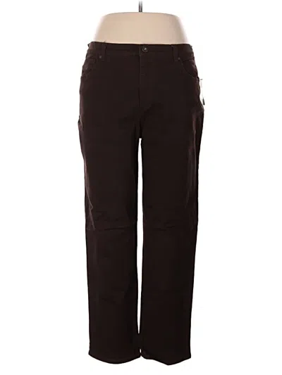 Pre-owned Gloria Vanderbilt Casual Pants In Brown