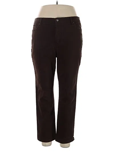 Pre-owned Gloria Vanderbilt Casual Pants In Brown