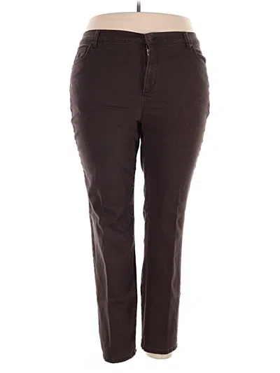 Pre-owned Gloria Vanderbilt Casual Pants In Brown