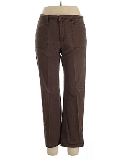 Pre-owned Gloria Vanderbilt Casual Pants In Brown