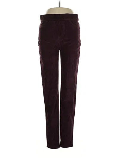 Pre-owned Gloria Vanderbilt Casual Pants In Burgundy