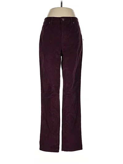 Pre-owned Gloria Vanderbilt Casual Pants In Burgundy