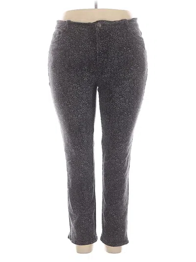 Pre-owned Gloria Vanderbilt Casual Pants In Gray