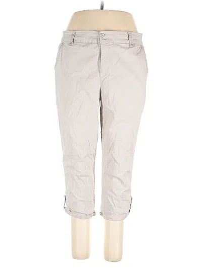 Pre-owned Gloria Vanderbilt Casual Pants In Gray
