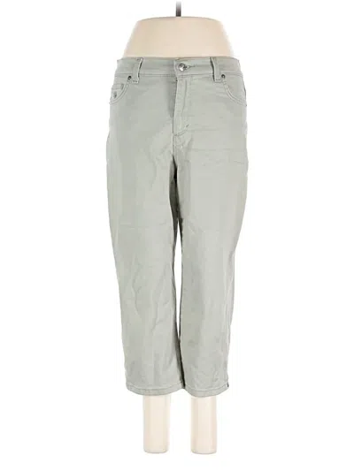 Pre-owned Gloria Vanderbilt Casual Pants In Gray