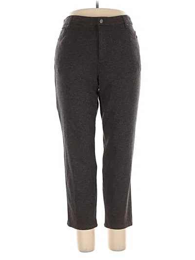 Pre-owned Gloria Vanderbilt Casual Pants In Gray