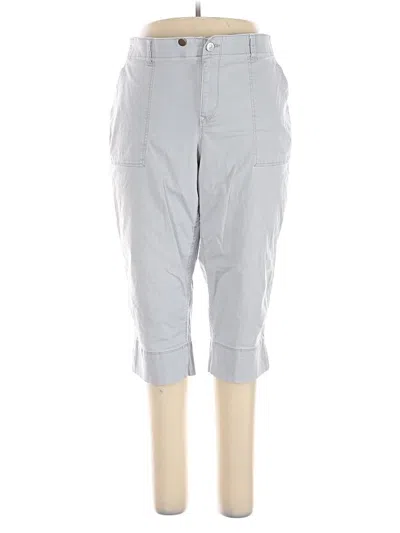 Pre-owned Gloria Vanderbilt Casual Pants In Gray