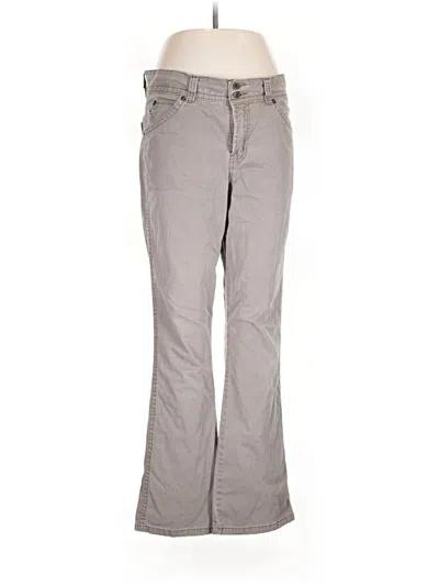 Pre-owned Gloria Vanderbilt Casual Pants In Gray