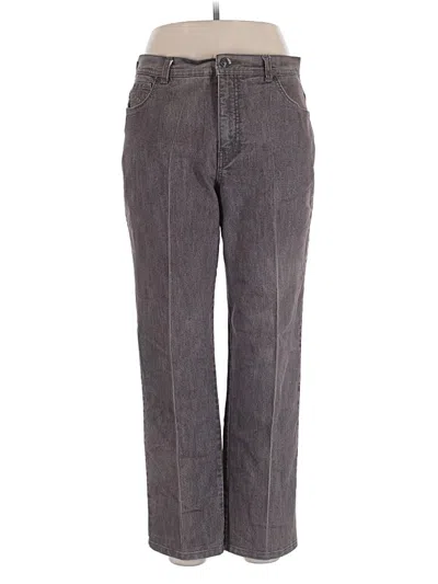 Pre-owned Gloria Vanderbilt Casual Pants In Gray
