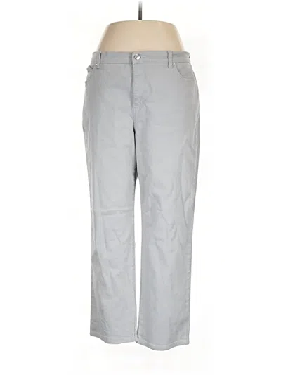 Pre-owned Gloria Vanderbilt Casual Pants In Gray