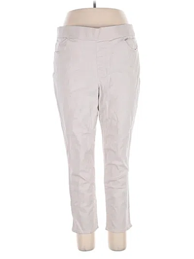 Pre-owned Gloria Vanderbilt Casual Pants In Gray