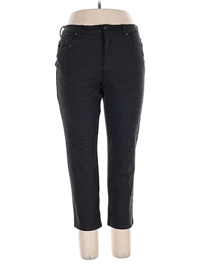 Pre-owned Gloria Vanderbilt Casual Pants In Gray
