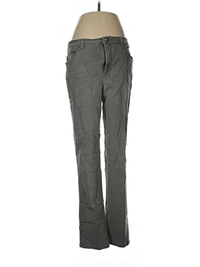 Pre-owned Gloria Vanderbilt Casual Pants In Gray