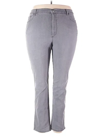 Pre-owned Gloria Vanderbilt Casual Pants In Gray