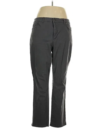 Pre-owned Gloria Vanderbilt Casual Pants In Gray