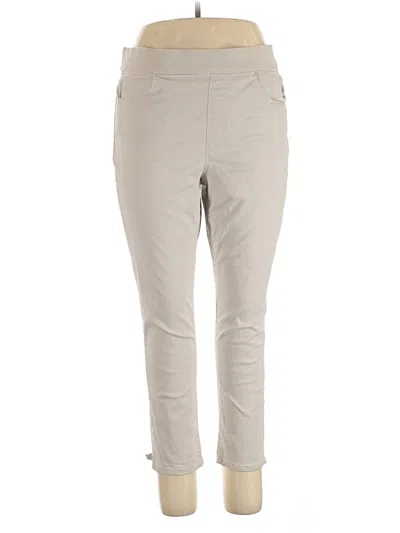 Pre-owned Gloria Vanderbilt Casual Pants In Gray