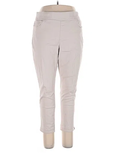 Pre-owned Gloria Vanderbilt Casual Pants In Gray