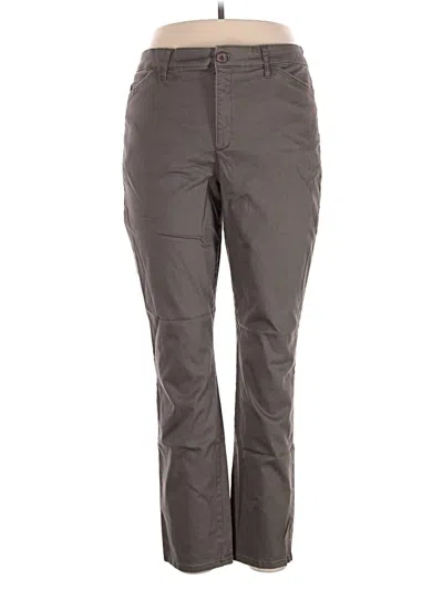 Pre-owned Gloria Vanderbilt Casual Pants In Gray