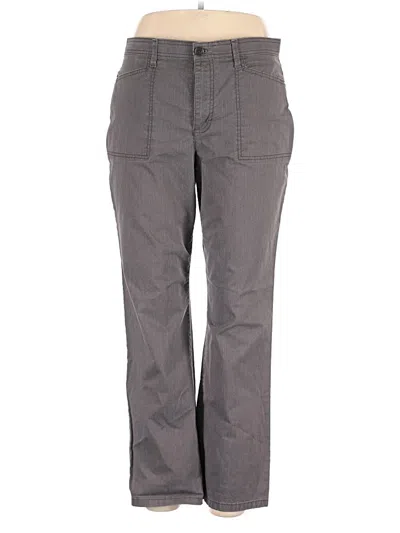 Pre-owned Gloria Vanderbilt Casual Pants In Gray