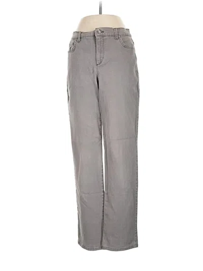 Pre-owned Gloria Vanderbilt Casual Pants In Gray
