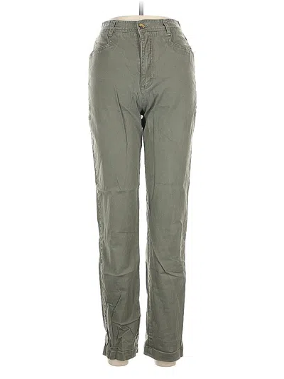 Pre-owned Gloria Vanderbilt Casual Pants In Green