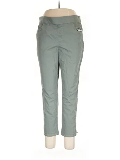 Pre-owned Gloria Vanderbilt Casual Pants In Green