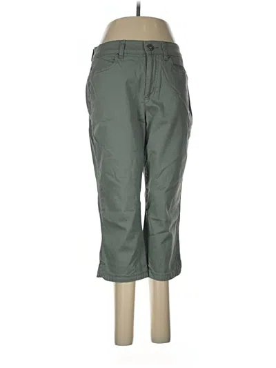 Pre-owned Gloria Vanderbilt Casual Pants In Green