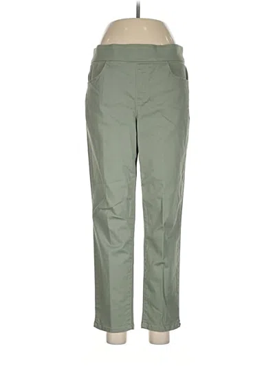 Pre-owned Gloria Vanderbilt Casual Pants In Green