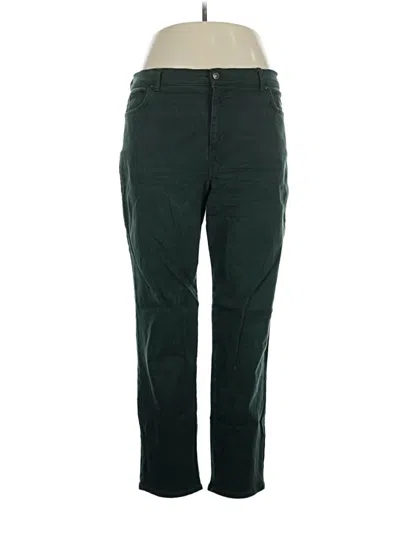 Pre-owned Gloria Vanderbilt Casual Pants In Green