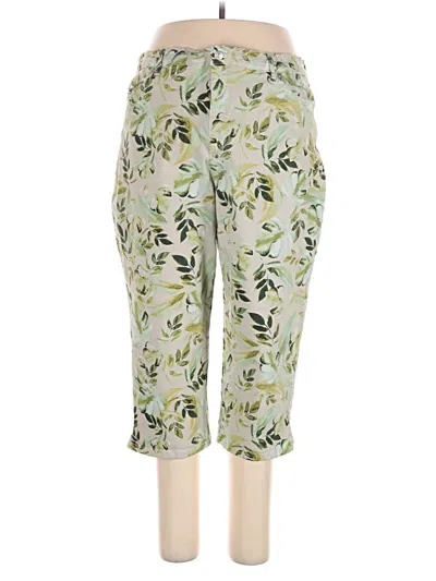 Pre-owned Gloria Vanderbilt Casual Pants In Green