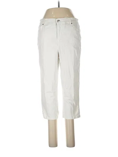 Pre-owned Gloria Vanderbilt Casual Pants In Ivory