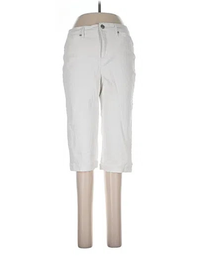 Pre-owned Gloria Vanderbilt Casual Pants In Ivory