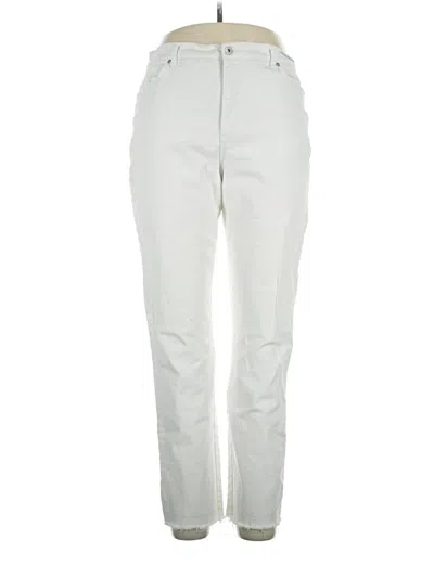 Pre-owned Gloria Vanderbilt Casual Pants In Ivory
