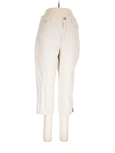 Pre-owned Gloria Vanderbilt Casual Pants In Ivory