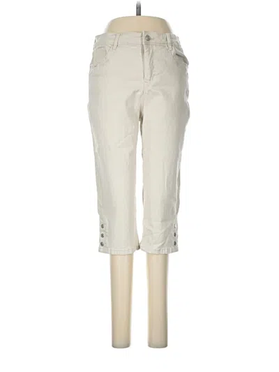 Pre-owned Gloria Vanderbilt Casual Pants In Ivory