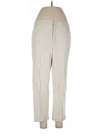 Pre-owned Gloria Vanderbilt Casual Pants In Ivory