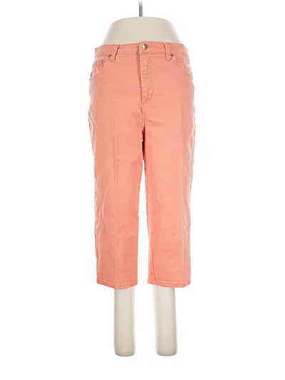 Pre-owned Gloria Vanderbilt Casual Pants In Orange
