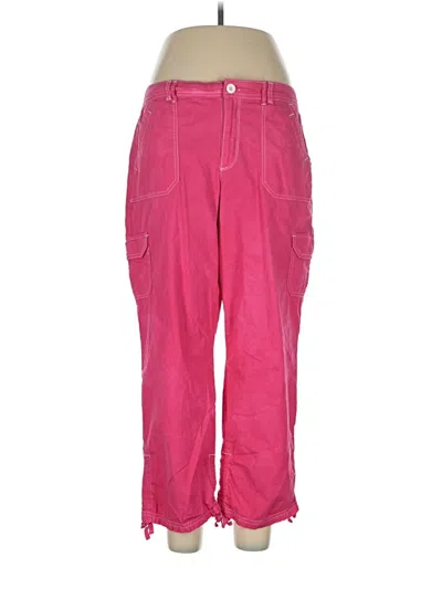 Pre-owned Gloria Vanderbilt Casual Pants In Pink