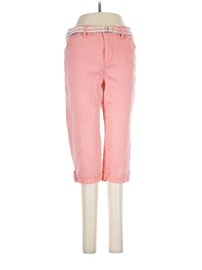 Pre-owned Gloria Vanderbilt Casual Pants In Pink