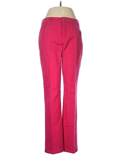 Pre-owned Gloria Vanderbilt Casual Pants In Pink