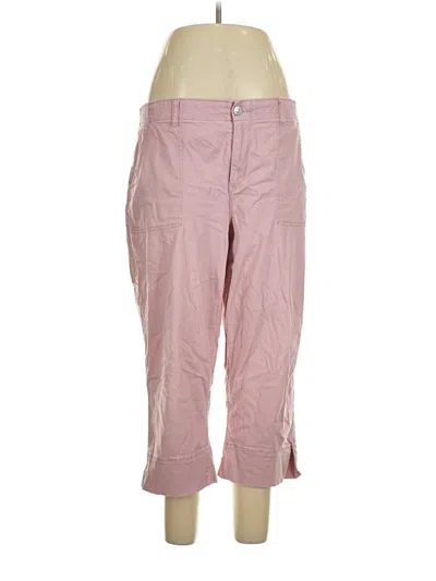 Pre-owned Gloria Vanderbilt Casual Pants In Pink