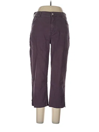 Pre-owned Gloria Vanderbilt Casual Pants In Purple