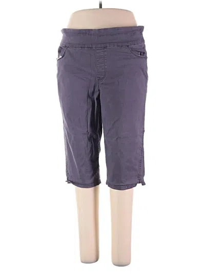 Pre-owned Gloria Vanderbilt Casual Pants In Purple